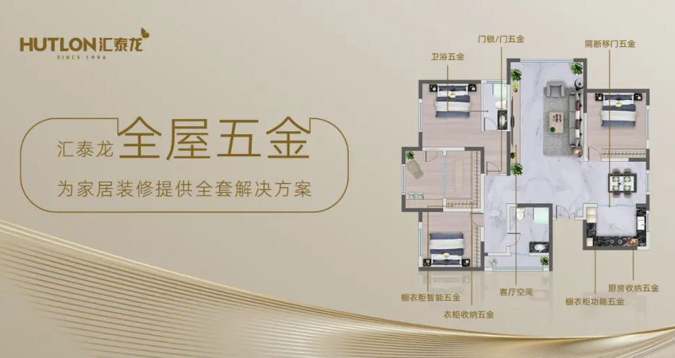 匯泰龍全屋五金一站式解決方案，共筑美好生活！